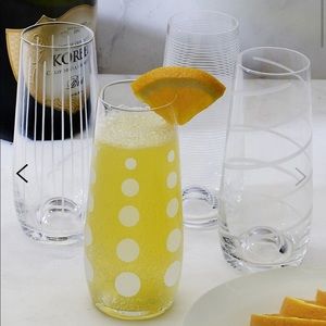 Mikasa
Cheers Stemless Flute Glass 8-Piece Set